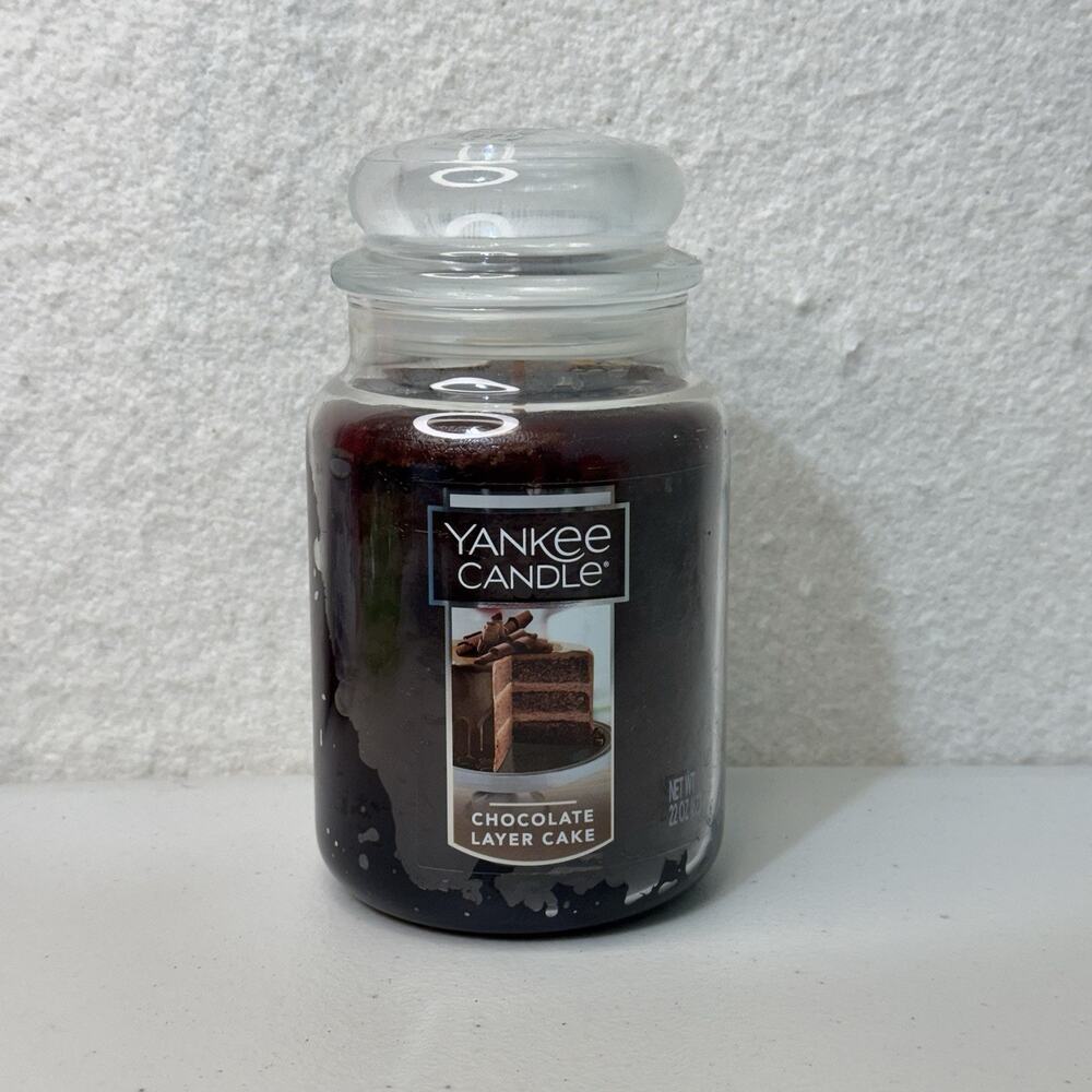Yankee Candle Chocolate Layer Cake Original Large Jar Scented Candle 22oz